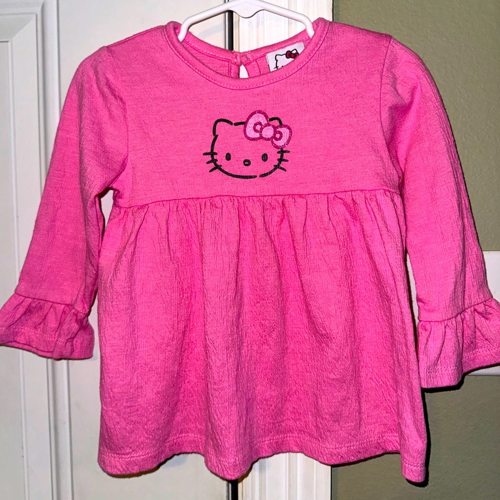Hello Kitty Pink Dress 24m EUC